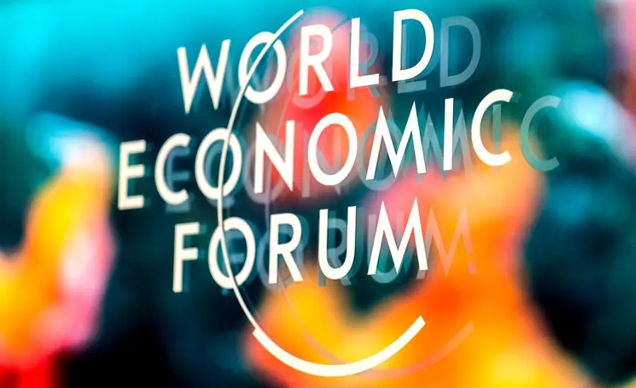 Nápis World Economic Forum